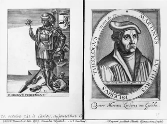 Charles Martel (688-741) ja Martin Luther (1483-1546)